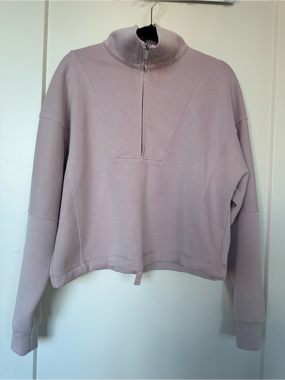 Sweaty Betty Half-Zip Pullover Sweatshirt - Light pink